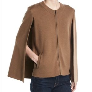 Kobi Halperin—Donna Zip Cardigan Sweater w/ Cape